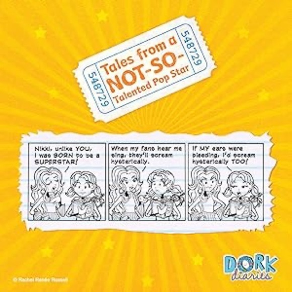 Book 3 Dork Diaries Tales from a Not-So-Talented Pop Star Hardcover - Picture 6 of 16